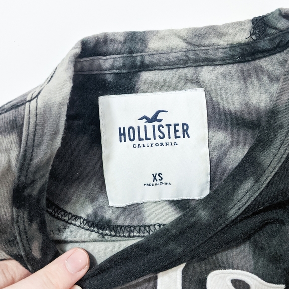 Hollister Tiger Shirt Tie Dye extra small grey - Picture 2 of 3